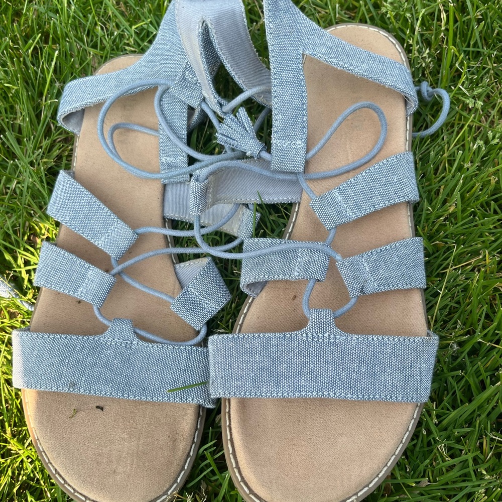Old Navy Blue Gladiator Sandals
